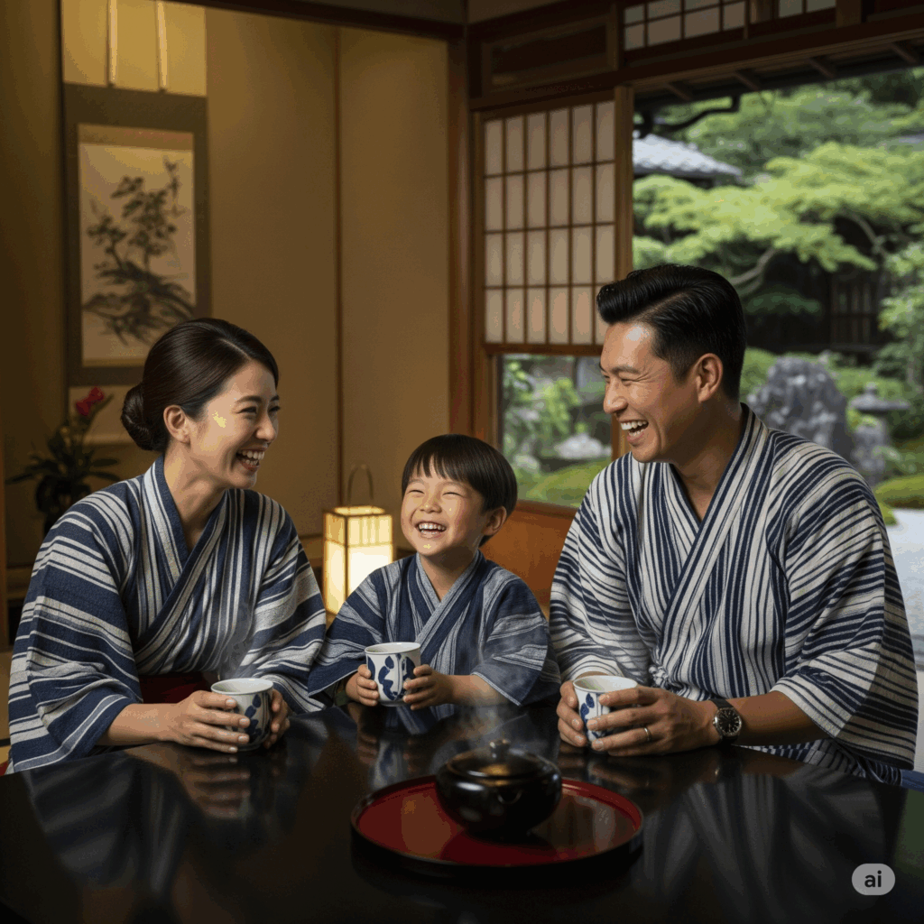 家族で旅館に